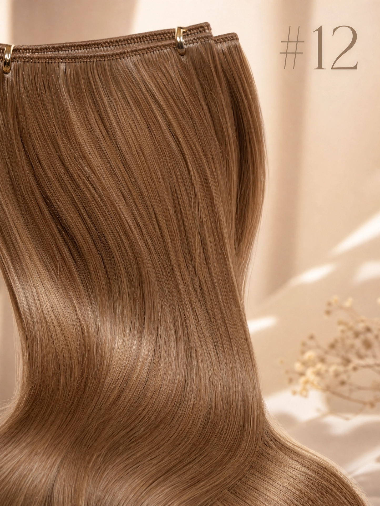 Pu traceless nano human hair European and American hair extension 16inch 40cm 20 piece pack