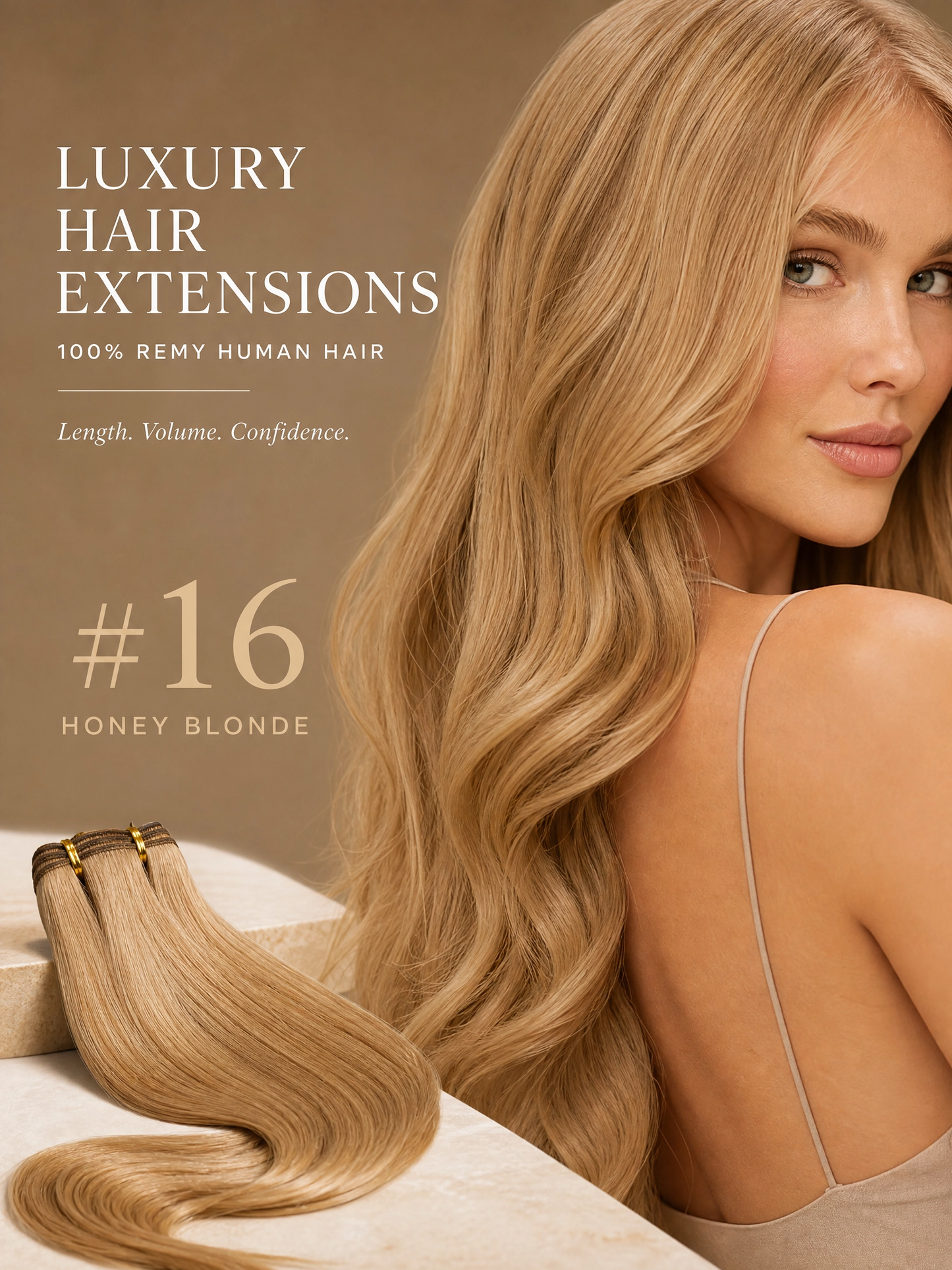 Pu traceless nano human hair European and American hair extension 16inch 40cm 20 piece pack