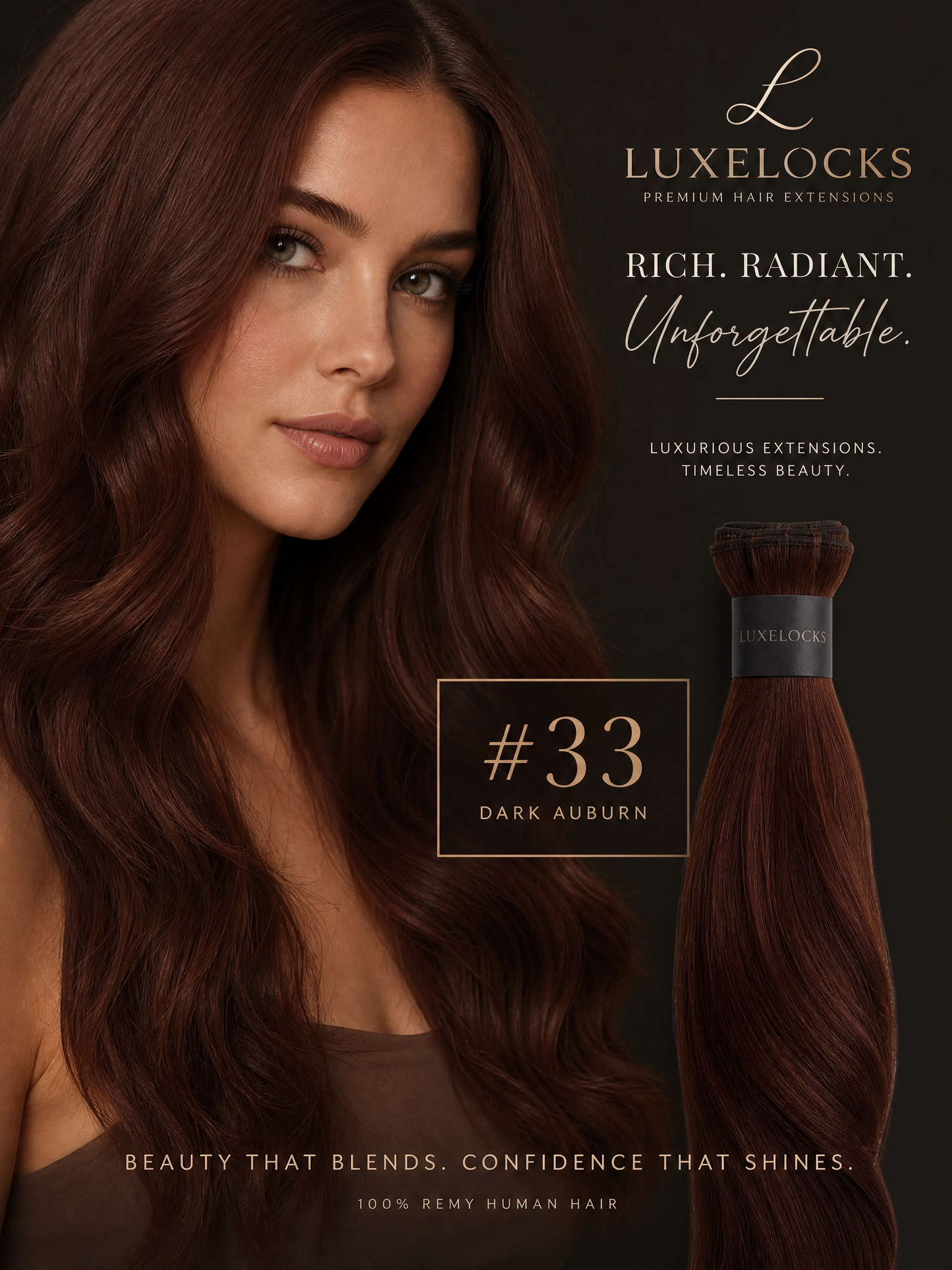 Pu traceless nano human hair European and American hair extension 16inch 40cm 20 piece pack