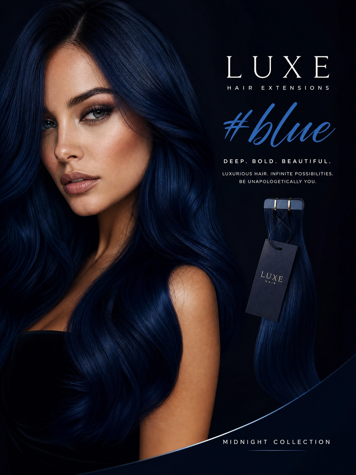 Pu traceless nano human hair European and American hair extension 16inch 40cm 20 piece pack