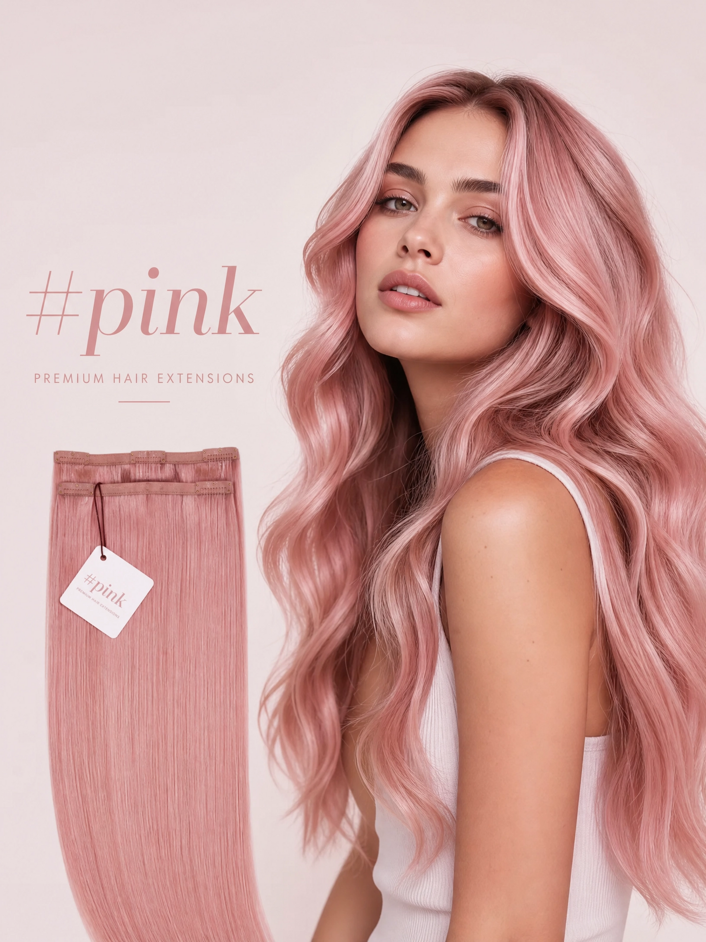 Pu traceless nano human hair European and American hair extension 16inch 40cm 20 piece pack